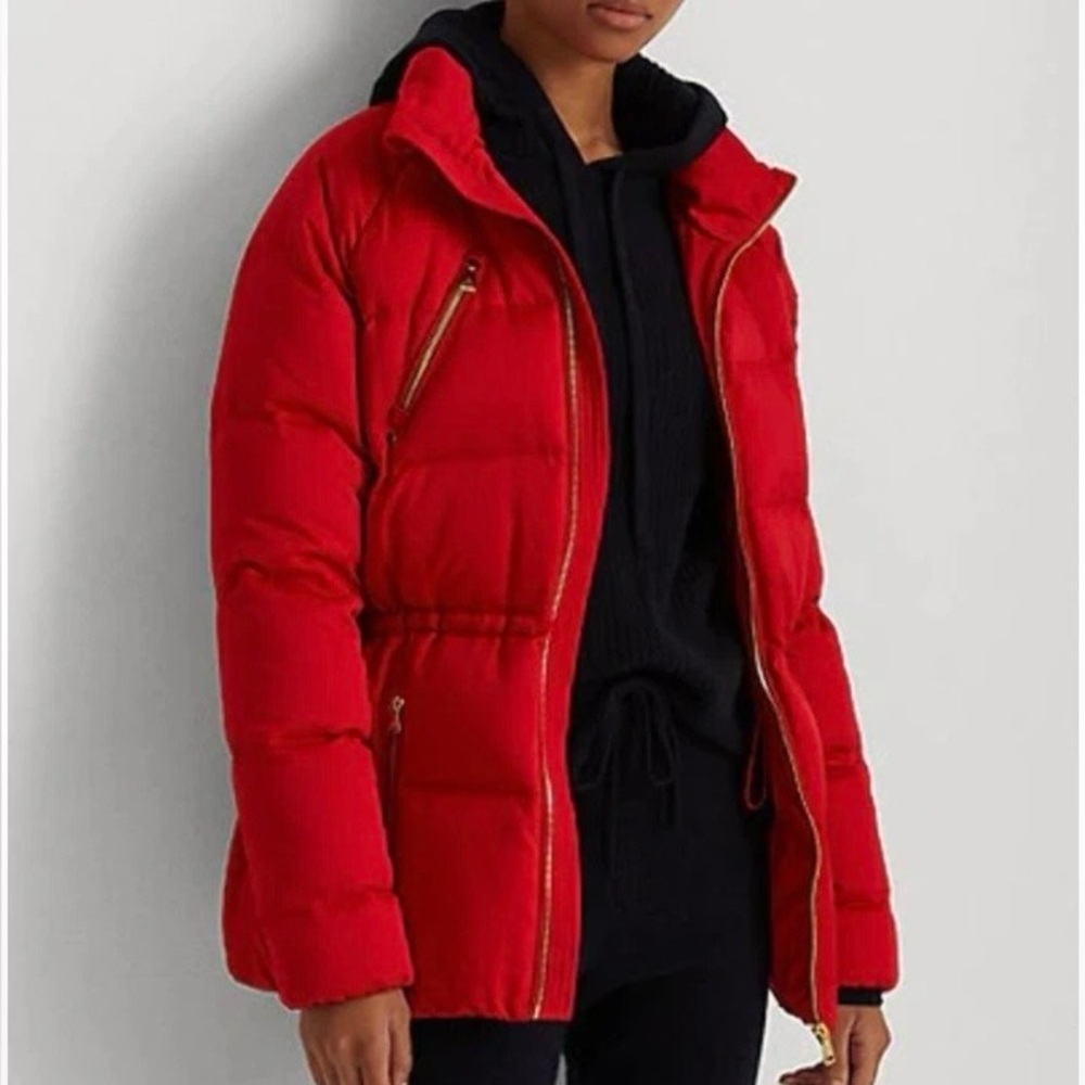 Lauren Ralph Lauren Vibrant Red  Puffer Jacket